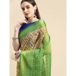 Winza Designer Ethnic Motifs Zari Pure Chiffon Banarasi Saree-picture-24