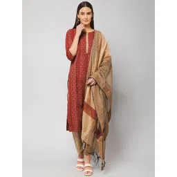 Winza Designer Paisley Printed Regular Kurta with Trousers & Dupatta-picture-36