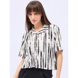 Winza Designer White Stripes Top-picture-37