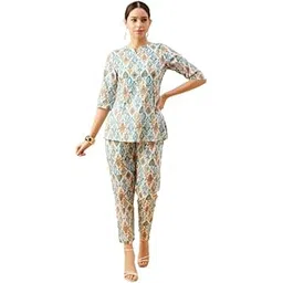 winza designer Womens Printed Cotton Co-ord Meher Rama-picture-13