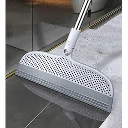 Wiper mop for Bathroom Floor Cleaning Silicone Squeegee Wiper for Floor, Carpet, Bathroom,Tile, Squeeze Sponge Mop for Tile Marble Wall Glass Table Mirror Cleaning Wiper for Clean and Dry (White)-picture-11