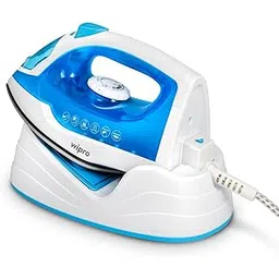 wipro Elato Gs206 2In1 Cord Plus Cordless Steam Iron|Dry&Steam Iron|1250 Watts|Scratch Resistant Ceramic Soleplate|Vertical&Horizontal Steaming|Anti Calc|Anti Drip|Autoclean Tech|2 Years Warranty-picture-12