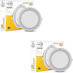 Wipro Garnet 15W Round LED Wave Panel Light for Ceiling | Cool White Light (6000k) | Ultra-Slim Design | Recessed Down Light for False Ceiling |POP Ceiling Light | Cutout - 150mm | Pack of 2-picture-25