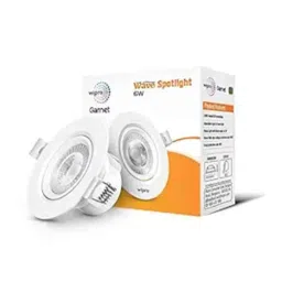 Wipro Garnet 6W 6500K Polycarbonate Cool White Round LED COB Ceiling Spotlight, DG50665 (Pack of 2)-picture-13