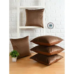 WISE HOME Set of 5 Velvet Rectangle Cushion Covers-picture-15