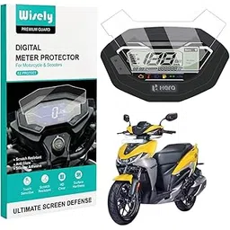 Wisely Premium Screen Guard for HERO XOOM 125 ZX & VX (2025) Scooter - Display Digital Meter Protector - HD Clear, Full Cover - Easy Installation Kit - Xoom125 Instrument Cluster Accessories-picture-29