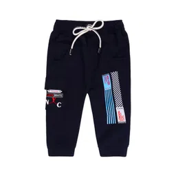 Wish Karo Boys Classic Low-Rise Printed Cotton Cargo Joggers-picture-11