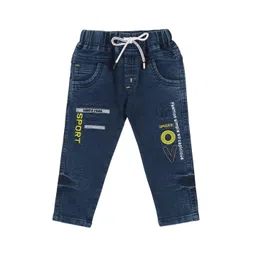 Wish Karo Boys Classic Printed Clean Look Stretchable Cotton Jeans-picture-19