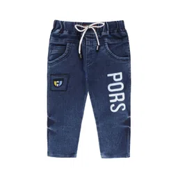Wish Karo Boys Classic Regular Fit Light Fade Printed Stretchable Jeans-picture-12