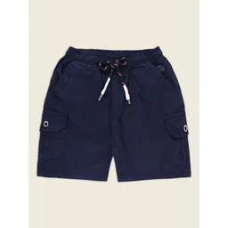 Wish Karo Boys Cotton Mid-Rise Regular Fit Cargo Shorts-picture-17