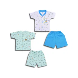 Wish Karo Boys Pack Of 2 Printed Cotton Shirt With Shorts-picture-10