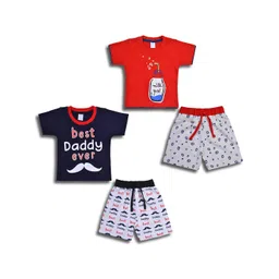 Wish Karo Boys Pack Of 2 Printed Cotton T-Shirt With Shorts-picture-26