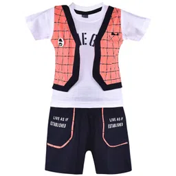 Wish Karo Boys Printed Cotton Blend T-shirt with Shorts-picture-19