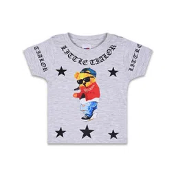 Wish Karo Boys Printed Cotton T-shirt & Shorts With Suspender image 3