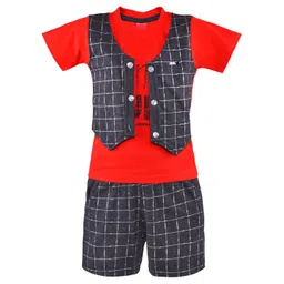 Wish Karo Boys Printed T-Shirt With Shorts-picture-24