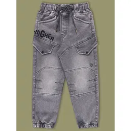 Wish Karo Boys Regular Fit Mid Rise Heavy Faded Stretchable Jeans-picture-40
