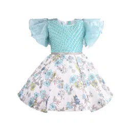 Wish Karo Floral Print Flared Sleeve Fit & Flare Dress-picture-20