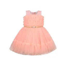 Wish Karo Girls Net Fit & Flare Dress-picture-18