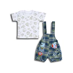 Wish Karo Infant Boys Printed Cotton T-shirt with Shorts-picture-22