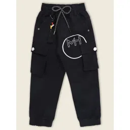 Wish Karo Kids Black Printed Jeans-picture-23