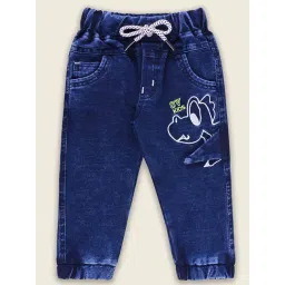 Wish Karo Kids Blue Printed Jeans-picture-40
