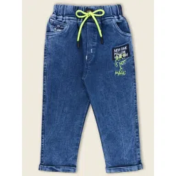 Wish Karo Kids Blue Printed Jeans-picture-30
