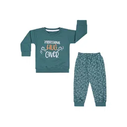 Wish Karo Kids Printed Cotton T-shirt With Pyjamas-picture-18