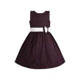 Wish Karo Kids Purple Printed Frock-picture-31