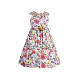 Wish Karo Kids Red Floral Frock-picture-46