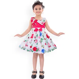 Wish Karo Pink & White Floral  Dress-picture-43