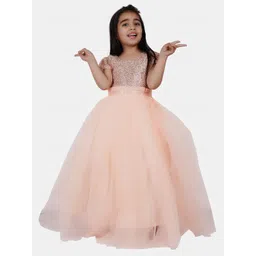 Wish little Cape Sleeve Net A-Line Maxi Dress-picture-23