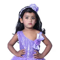 Wish little Girls Embellished Net A-Line Dress-picture-58
