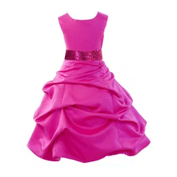 Wish little Satin A-Line Dress-picture-23