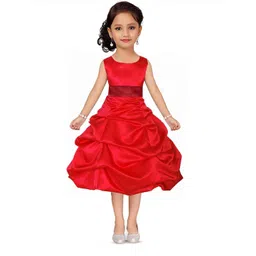 Wish little Satin A-Line Dress-picture-48