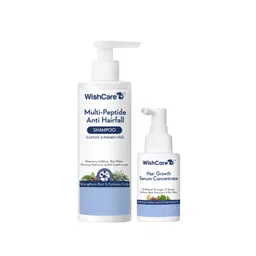 WishCare Set of Multi Peptide Anti Hairfall Shampoo 250ml & Hair Growth Serum 30ml-picture-17