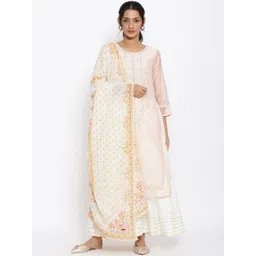WISHFUL Pink Ethnic Motifs Ethnic Maxi Dress-picture-34