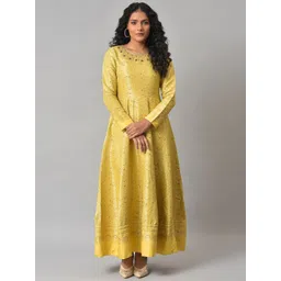 WISHFUL Self Design Ethnic Maxi Ethnic Dress-picture-36