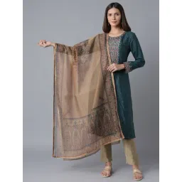 wishful W Beige Printed Dupatta-picture-30