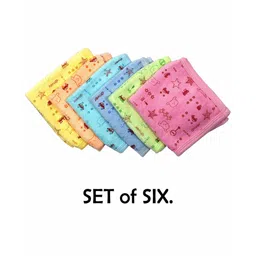 Wishkey Wash Cloth 100% Cloth Set of 6 - Multicolor-picture-18