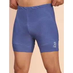 wiw Quick Dry swimwear Breif for men,Swim Shorts for Training, Racing & Fitness Printed Men Swim Bottom Blue Swimsuit image 2