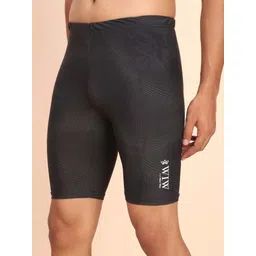 wiw Quick Dry printed swimwear jammer for men,Swim Shorts for Training, Racing Printed Men Swim Bottom Black Swimsuit-picture-44