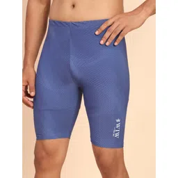 wiw Quick Dry printed swimwear jammer for men,Swim Shorts for Training, Racing Printed Men Swim Bottom Blue Swimsuit-picture-36