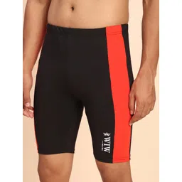 wiw Quick Dry printed swimwear jammer for men,Swim Shorts for Training, Racing Printed Men Swim Bottom Red Swimsuit-picture-11