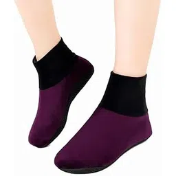 wklouyhe Women Velvet Slipper Socks Winter Floor Non-Slip Thick Fuzzy Warm Socks Indoor_Assorted Color,Pack Of 01-picture-34