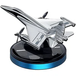 wleworldlookenterprises ™Fighter Jet Metal Solar Perfume For Car, Air Freshener Car Fragrance Blue Diffuser-picture-28