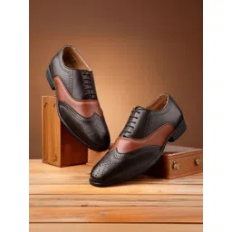 Woakers Men Formal Round Toe Brogues-picture-35