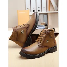 Woakers Men Leather Regular Boots-picture-24