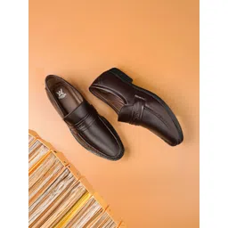 Woakers Men Round Toe Slip-On Formal Shoes-picture-14