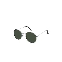 Woggles Unisex Green Lens & Silver-Toned Round Sunglasses with-picture-39