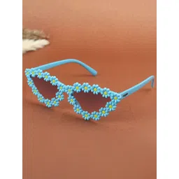 Woggles Unisex Kids Black Lens & Blue Cateye Sunglasses with-picture-27